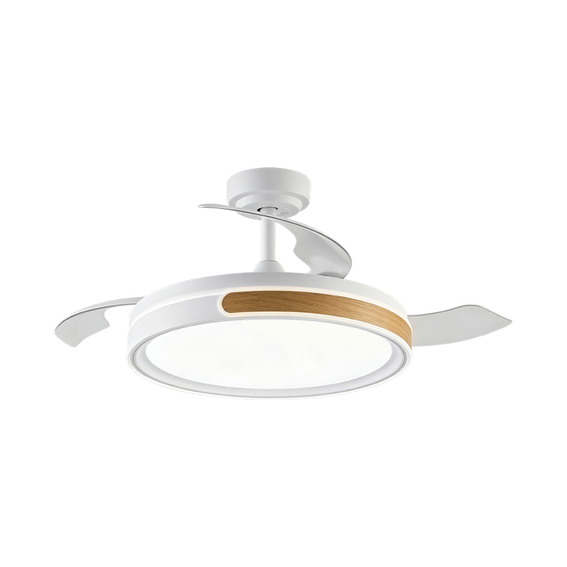 Agrestium lignum frumentum Retractable Fan lux