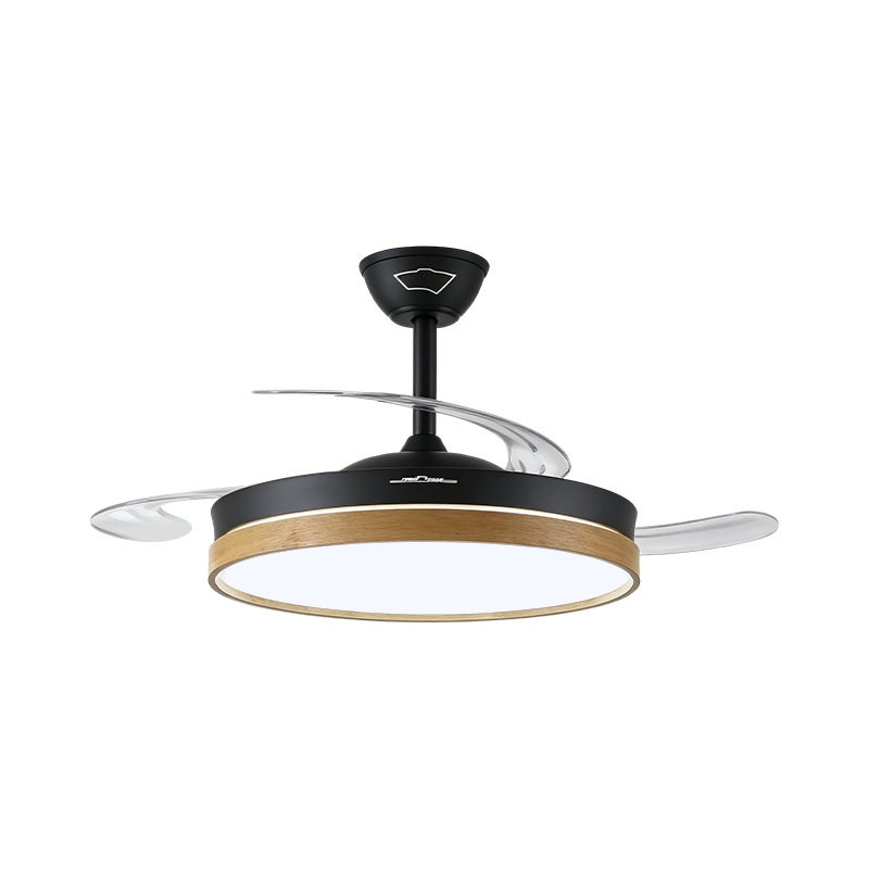 Agrestium lignum frumentum Retractable Fan lux