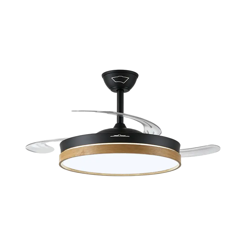 Agrestium lignum frumentum Retractable Fan lux