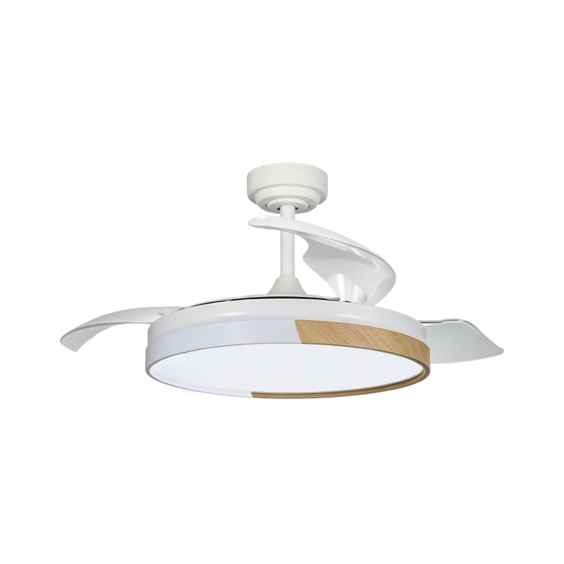 Agrestium lignum frumentum Retractable Fan lux