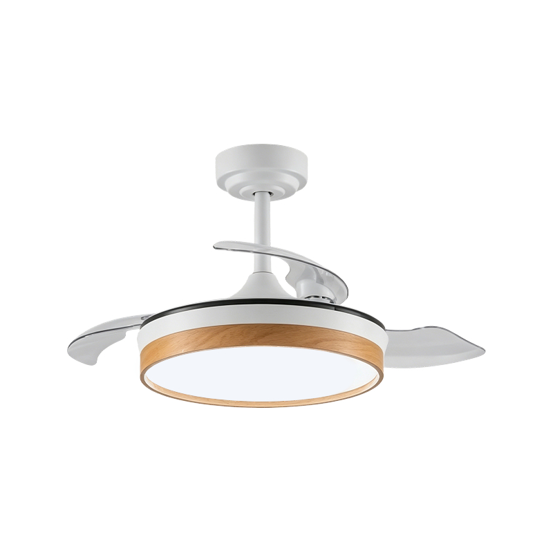 Agrestium lignum frumentum Retractable Fan lux