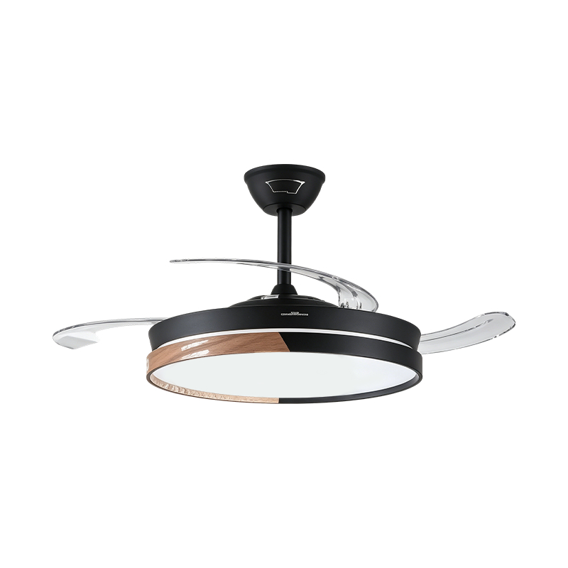 Agrestium lignum frumentum Retractable Fan lux