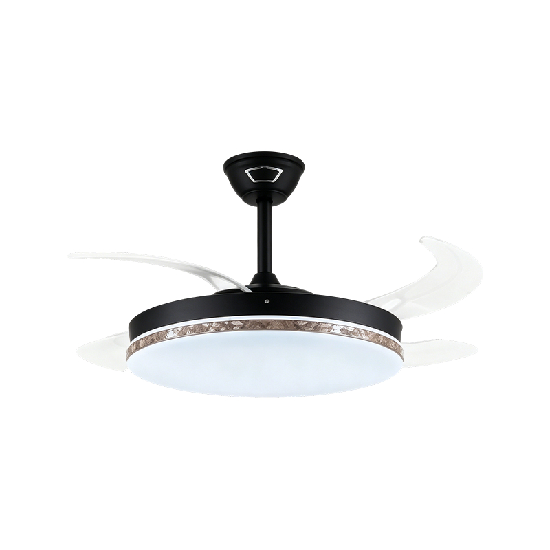 Agrestium lignum frumentum Retractable Fan lux