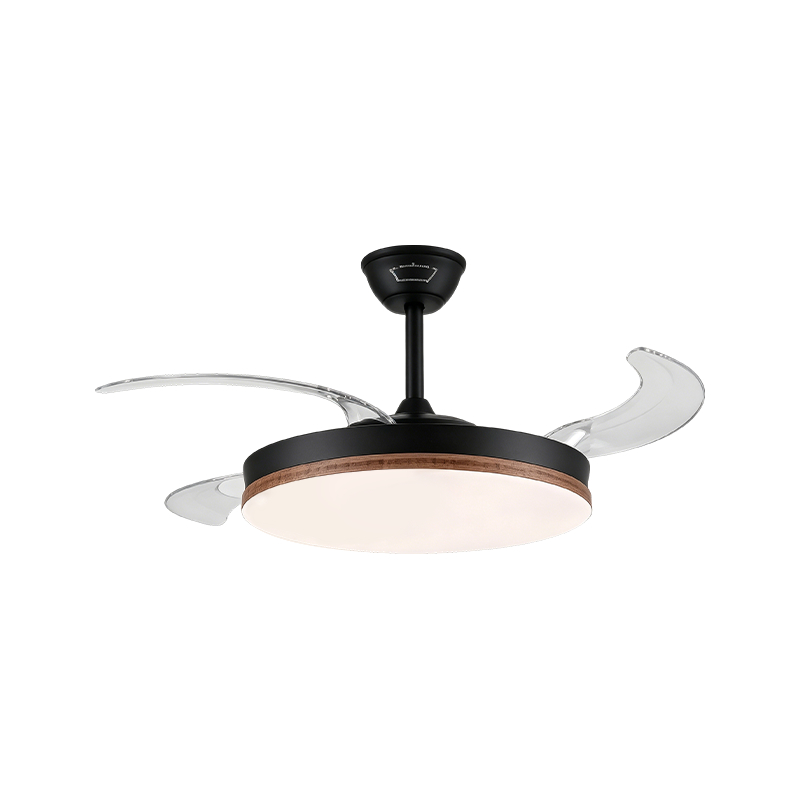 Agrestium lignum frumentum Retractable Fan lux