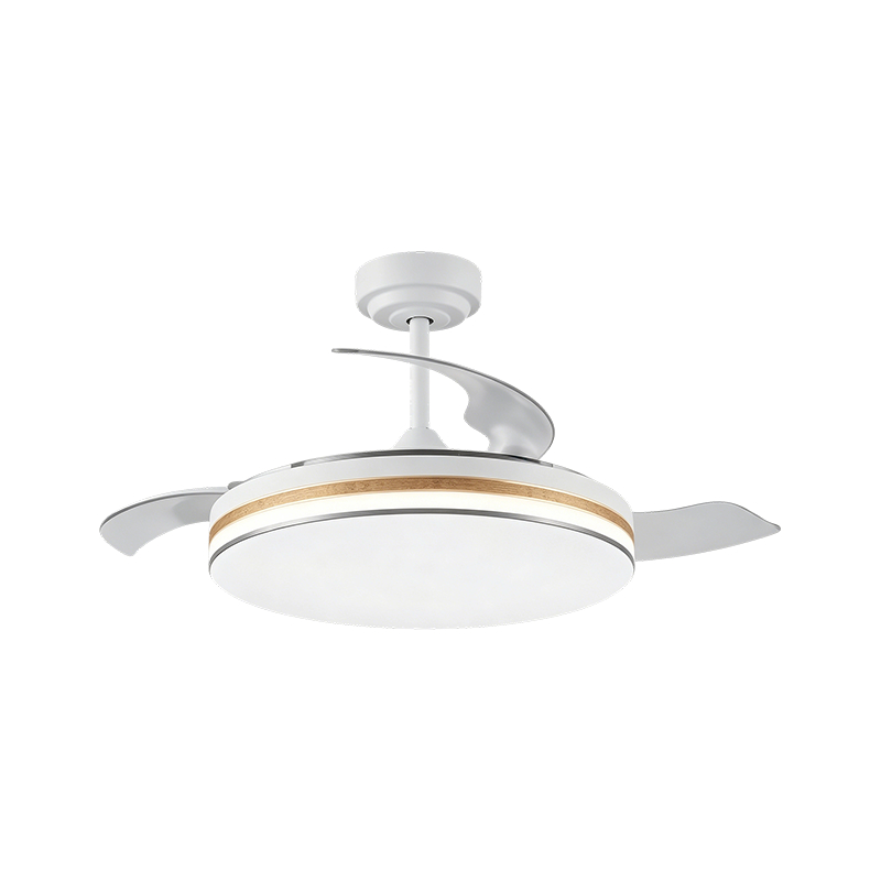 Agrestium lignum frumentum Retractable Fan lux