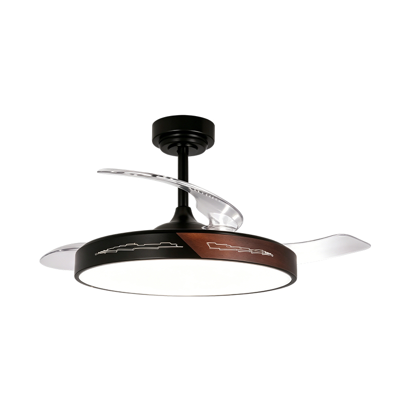 Agrestium lignum frumentum Retractable Fan lux