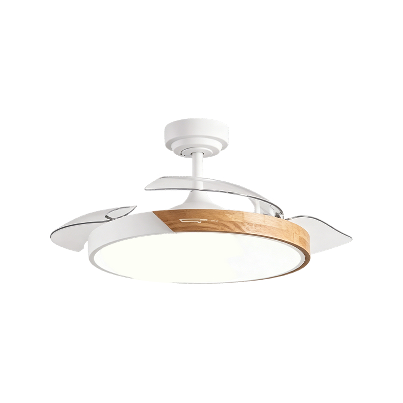 Agrestium lignum frumentum Retractable Fan lux