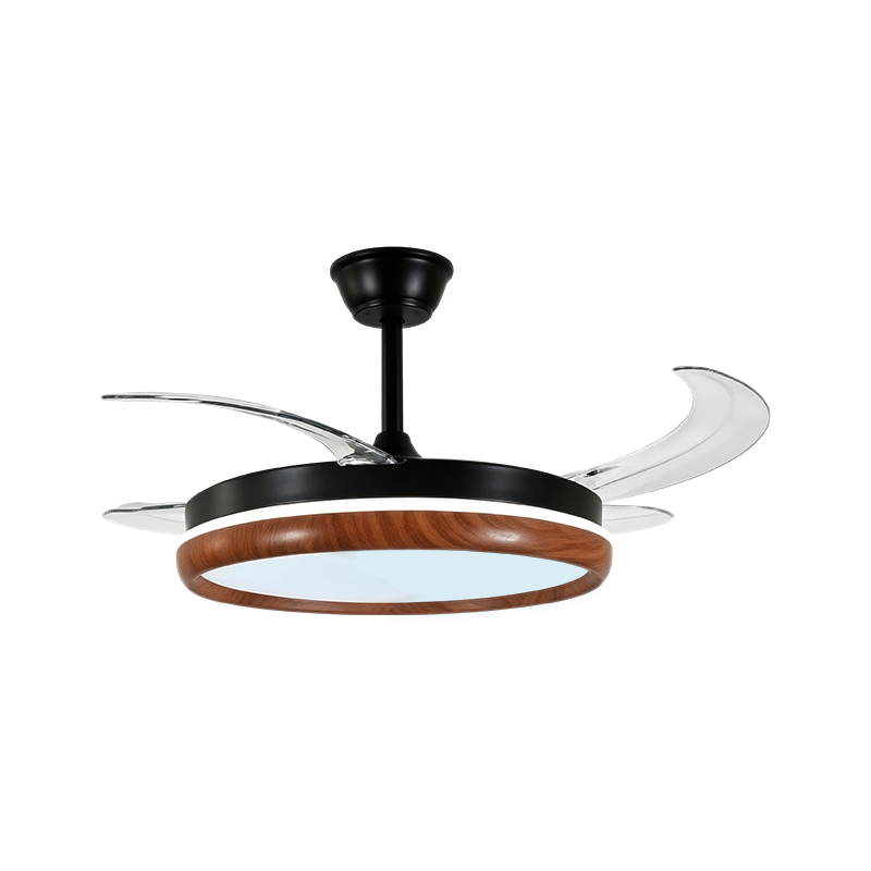 Agrestium lignum frumentum Retractable Fan lux