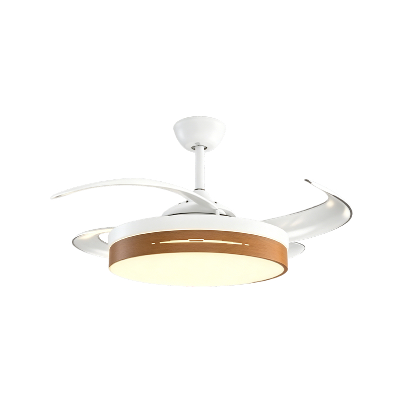 Agrestium lignum frumentum Retractable Fan lux