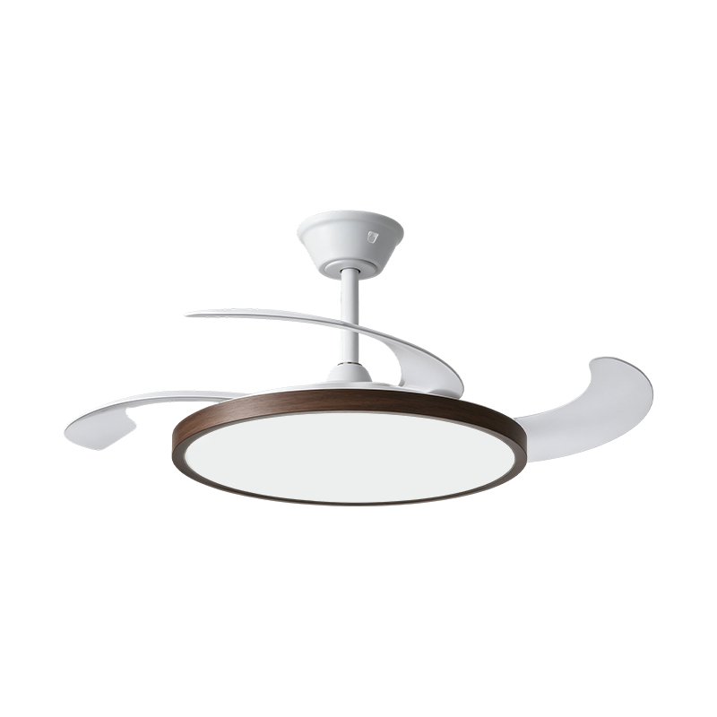 Agrestium lignum frumentum Retractable Fan lux
