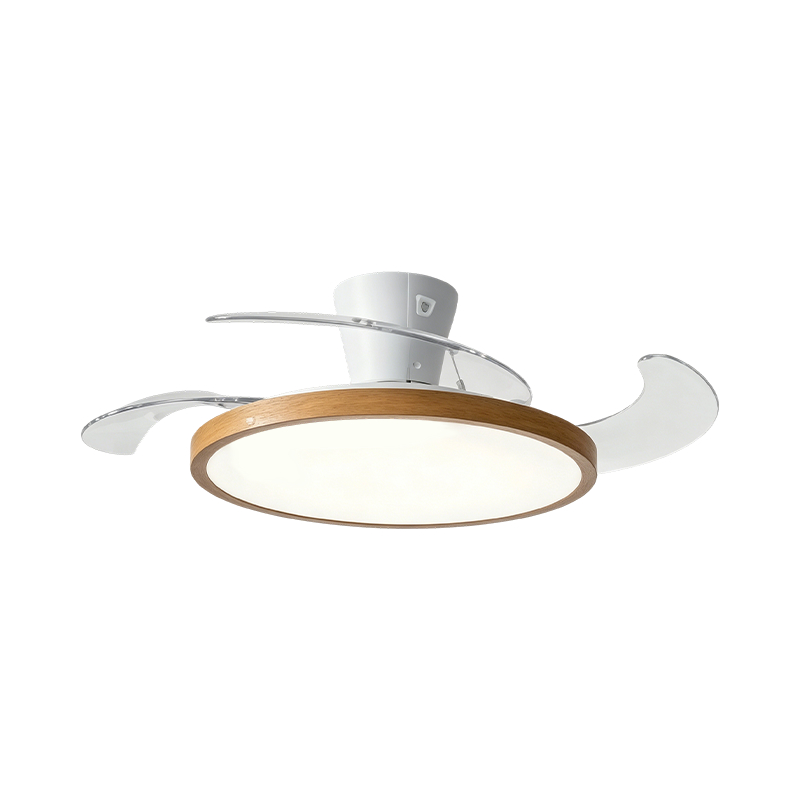 Agrestium lignum frumentum Retractable Fan lux