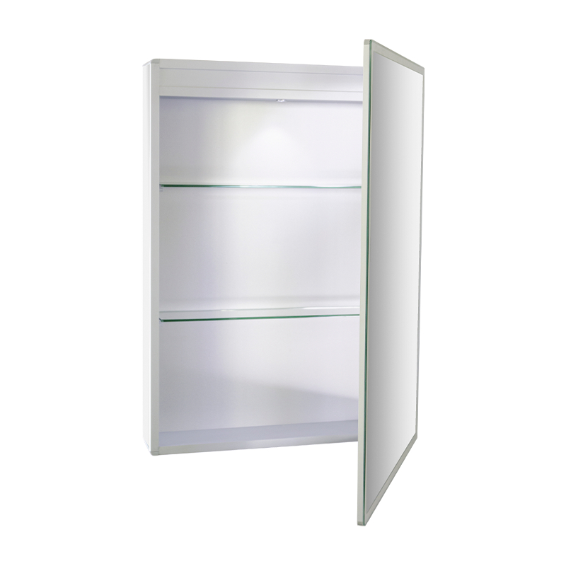 Single-Door Smart balneo Speculum scrinium Cum DUXERIT Backlit rutrum Speculum