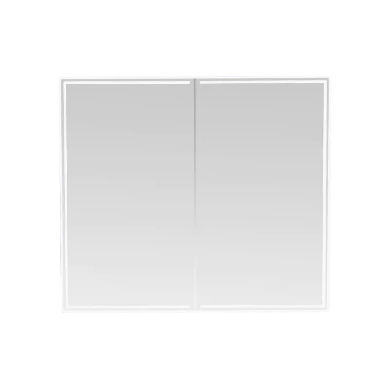 Duplex Porta DUXERIT Smart balneo Speculum scrinium (In Anti- Nebula manu Tollenone SWITCH)