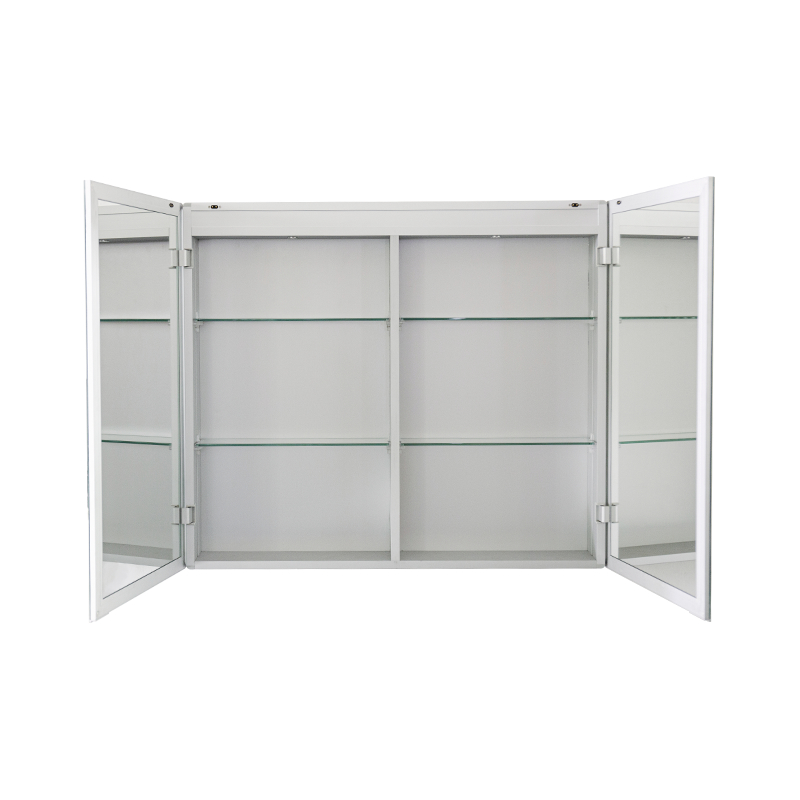 Intelligens Geminus-Door Backlit Speculum Cabinet Cum Magnetic Switch Intelligens Geminus-Door Backlit Speculum Cabinet Cum Magnetic Switch