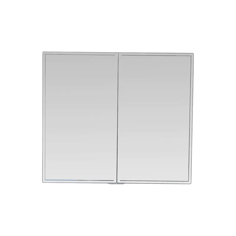 Aluminium Alloy Geminus-Door IMPERVIUS Speculum Cabinet Cum DUXERIT Lumina